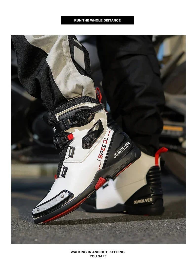 Bottes Moto Cuir