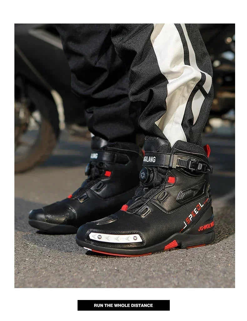 Bottes Moto Cuir