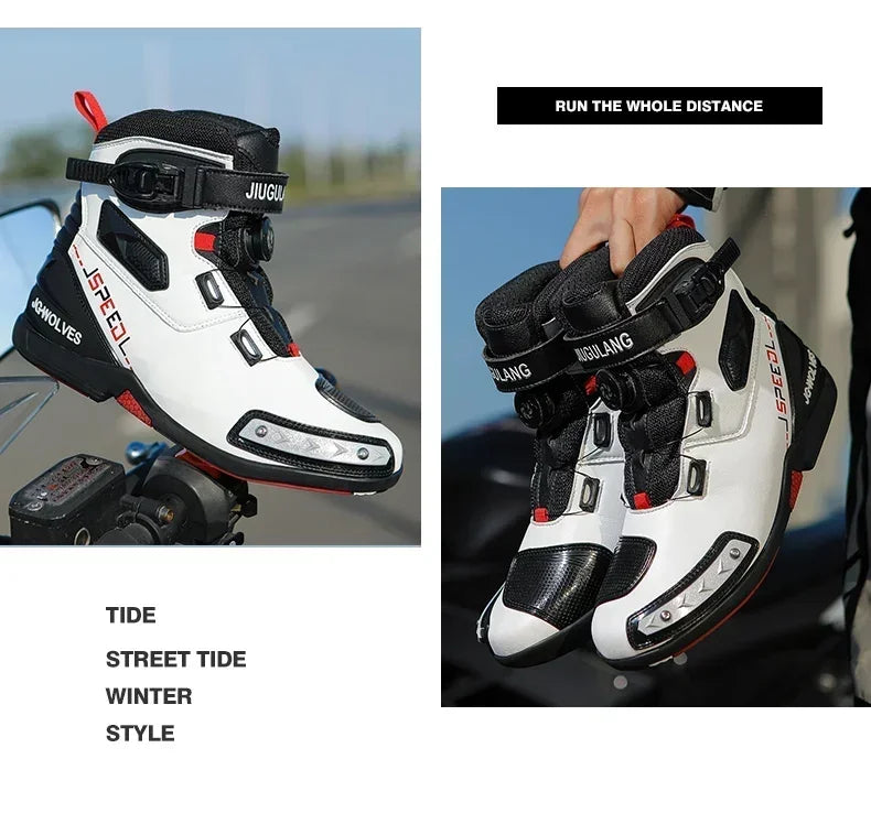 Bottes Moto Cuir