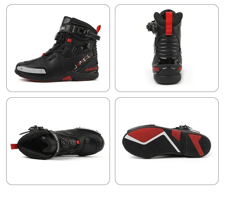 Bottes Moto Cuir