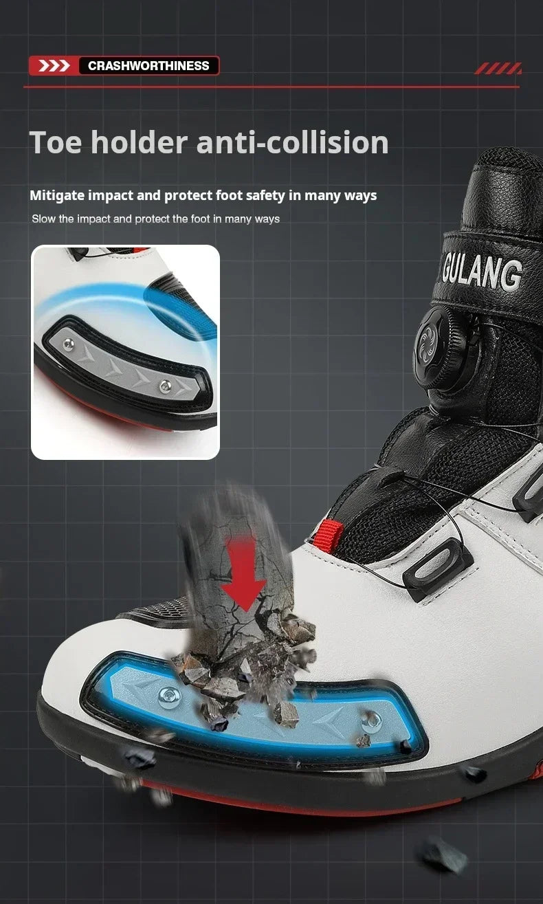 Bottes Moto Cuir