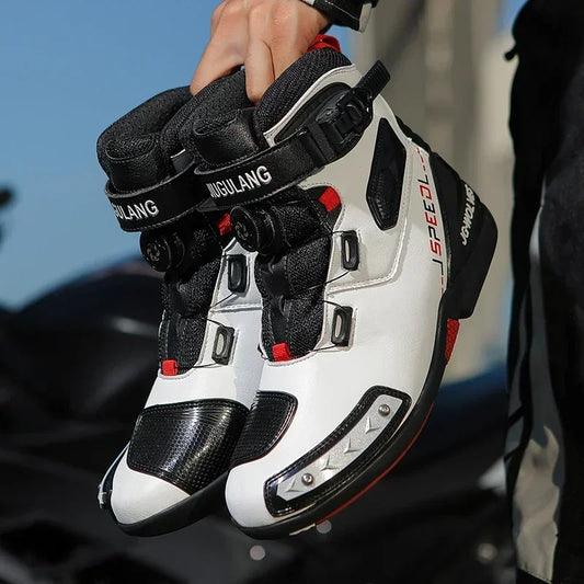 Bottes Moto Cuir