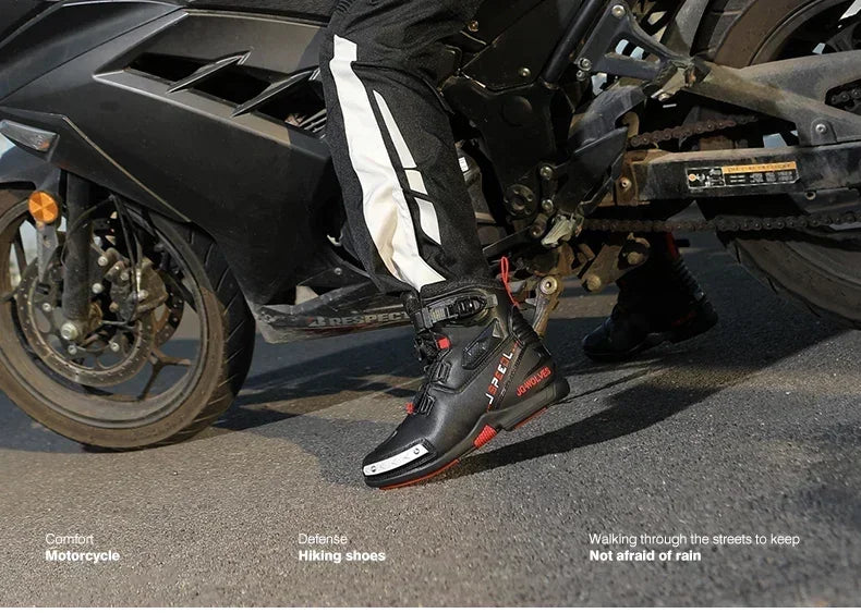 Bottes Moto Cuir