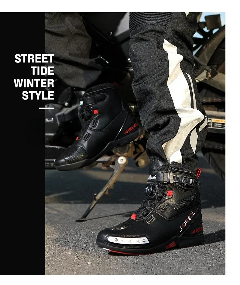 Bottes Moto Cuir