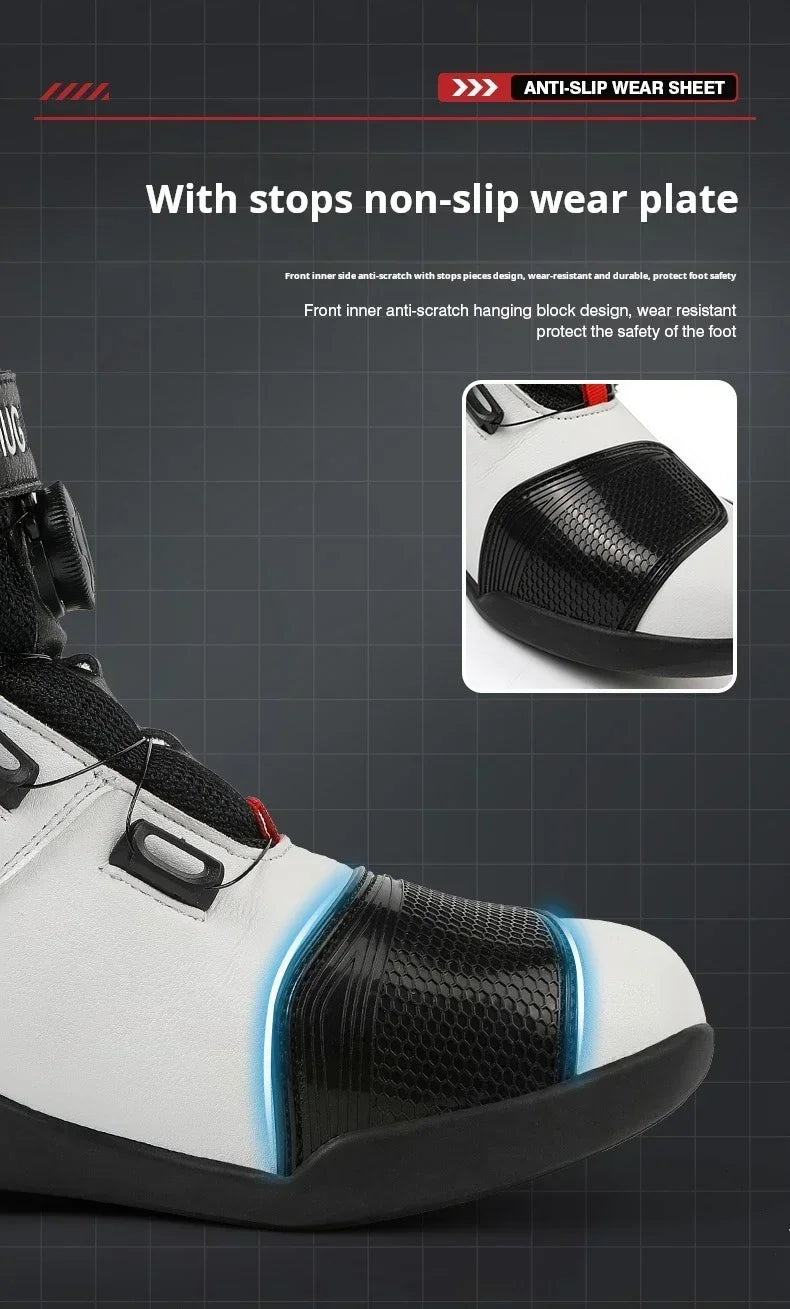 Bottes Moto Cuir