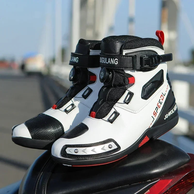 Bottes Moto Cuir