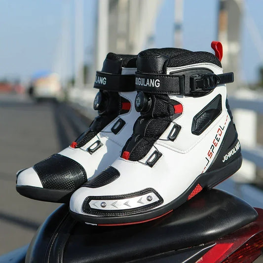 Bottes Moto Cuir