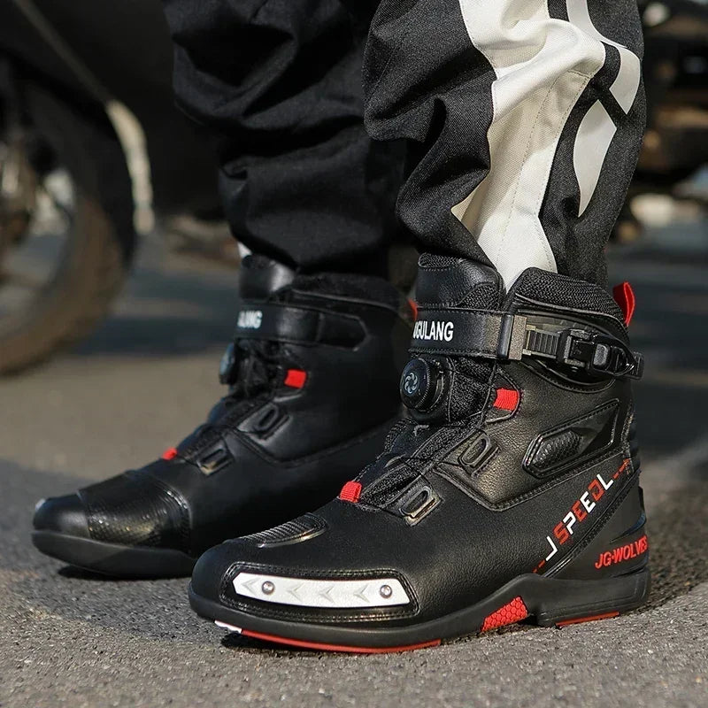 Bottes Moto Cuir