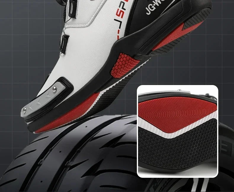 Bottes Moto Cuir