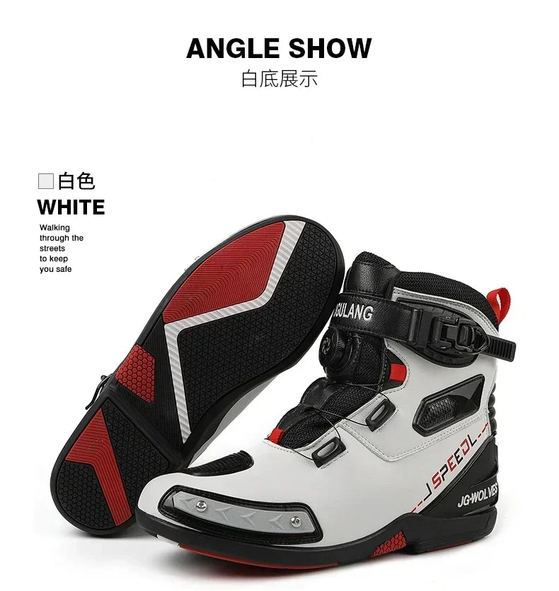 Bottes Moto Cuir