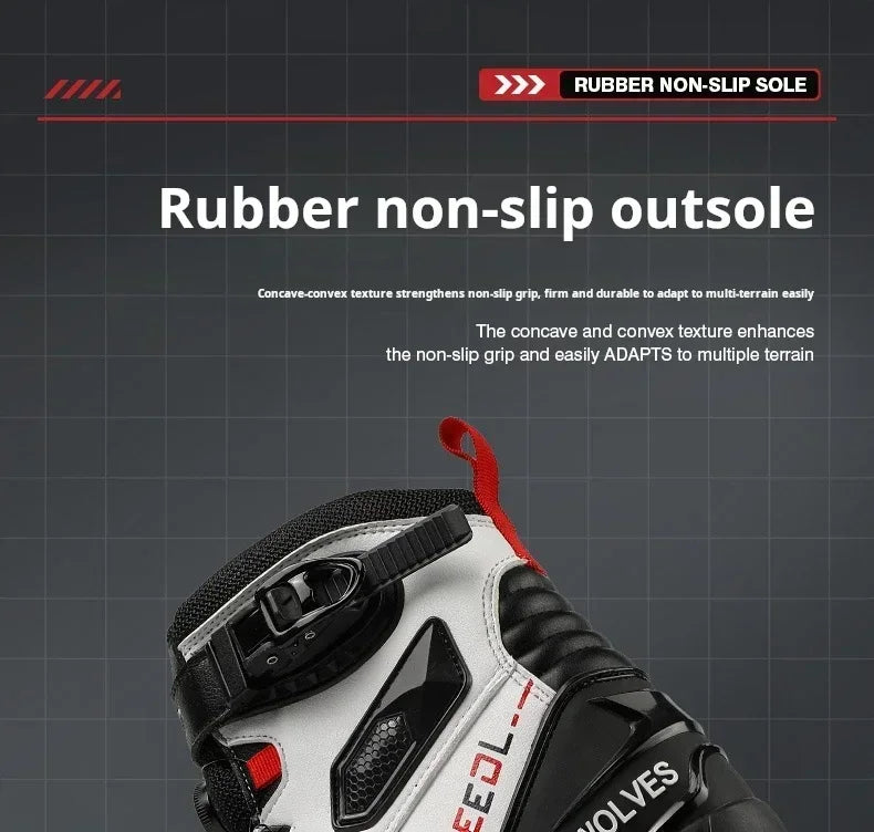 Bottes Moto Cuir