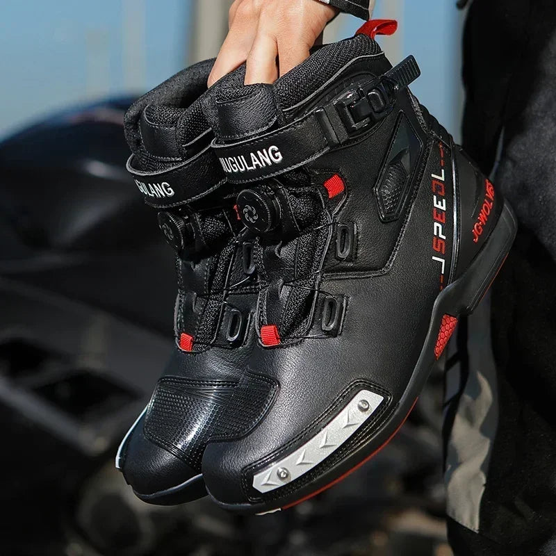 Bottes Moto Cuir