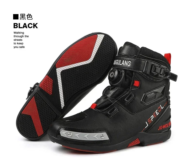 Bottes Moto Cuir
