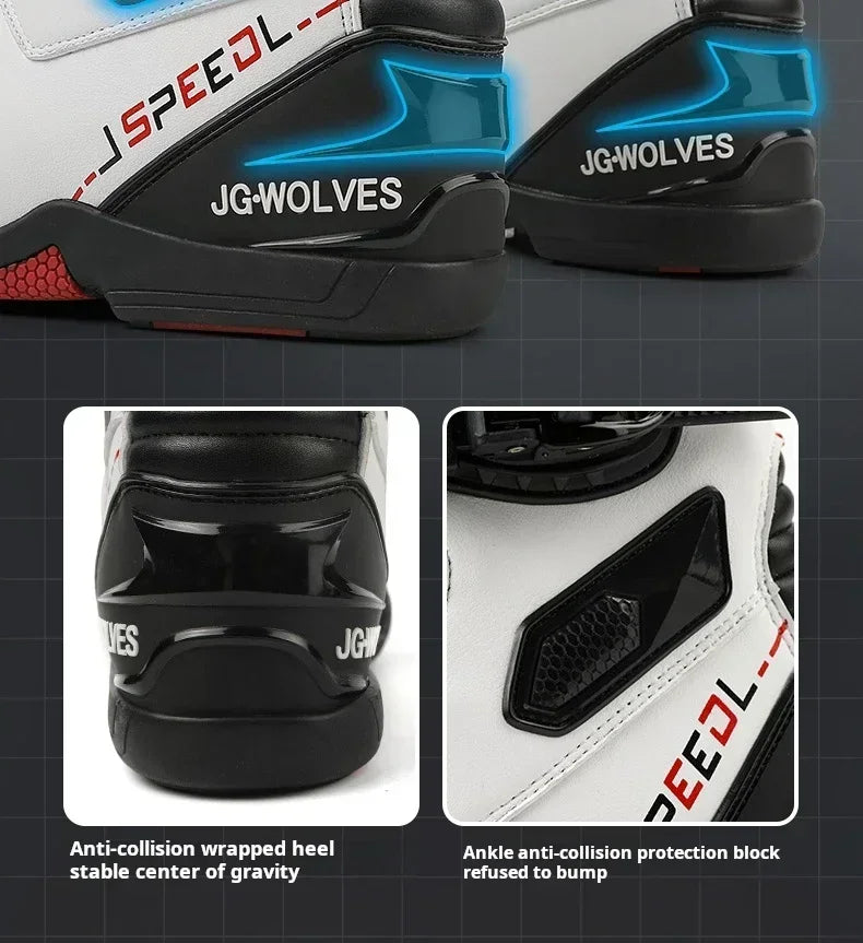 Bottes Moto Cuir